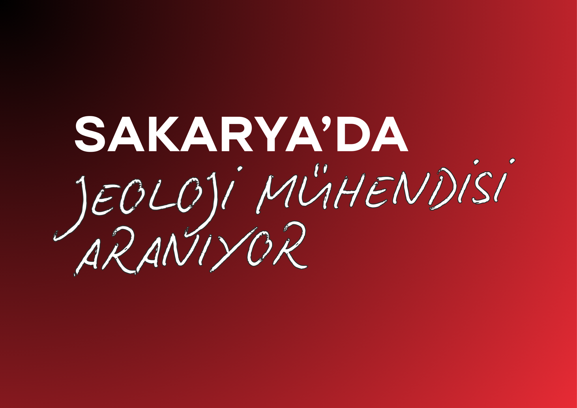 Denetçi Jeoloji Mühendisi (Sakarya)