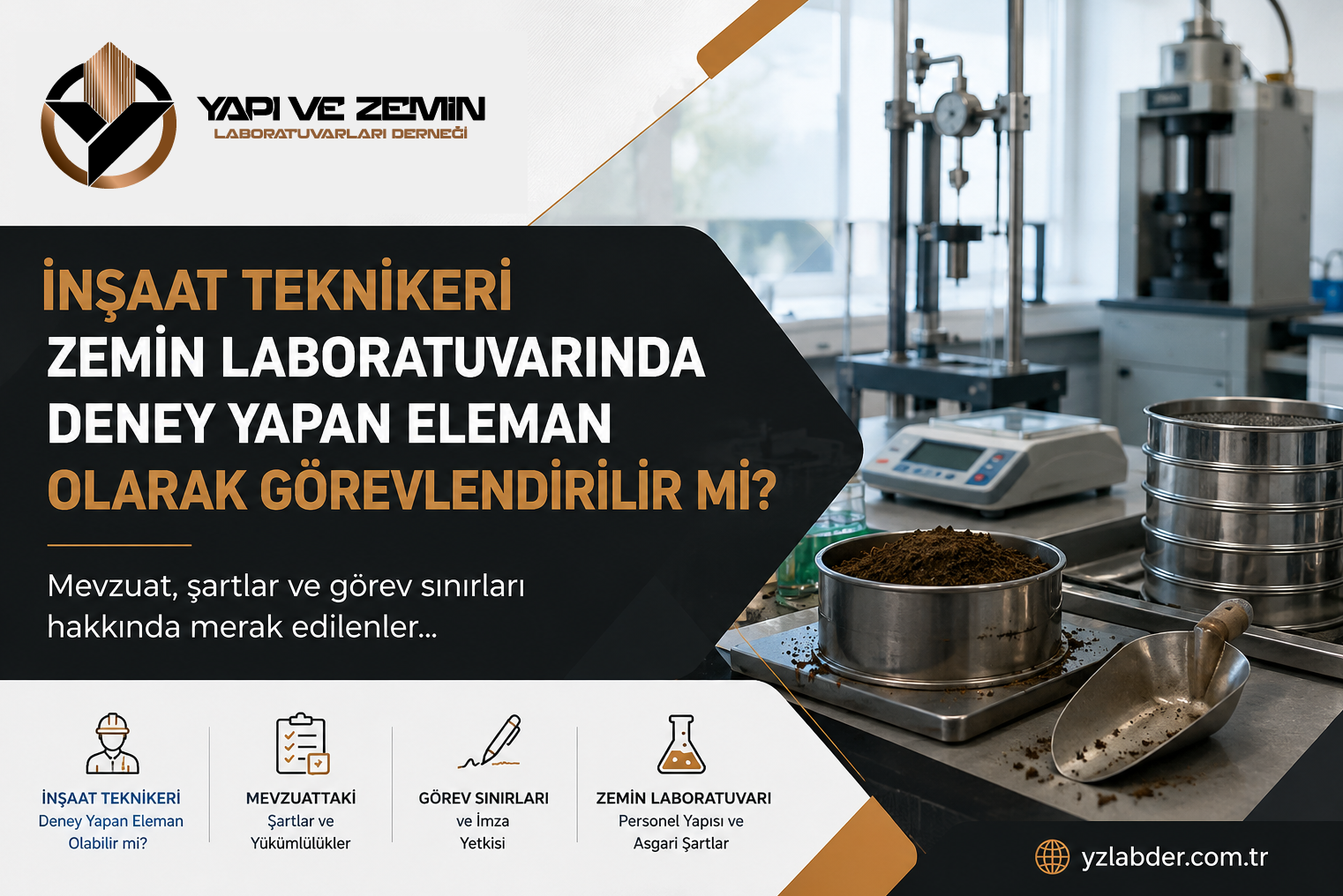 İnşaat Teknikeri Zemin Laboratuvarında Deney Yapan Eleman Olarak Görevlendirilebilir mi?