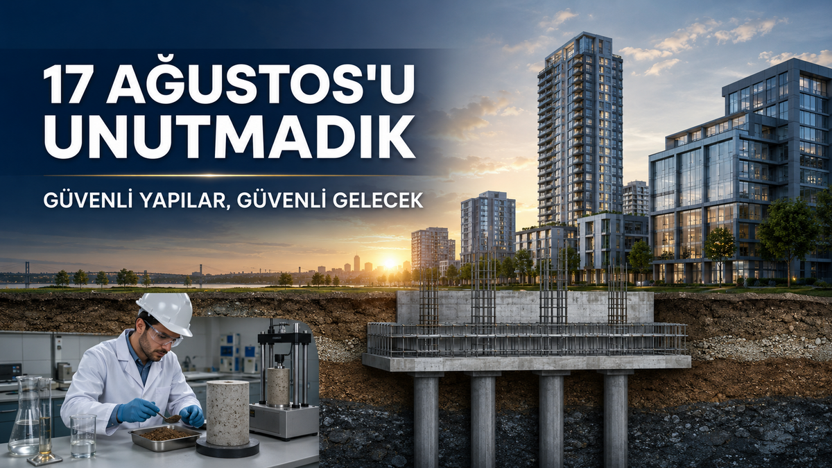 17 Ağustos’u Unutmamak: Depreme Karşı Güvenli Yapılar ve Laboratuvarların Hayati Rolü